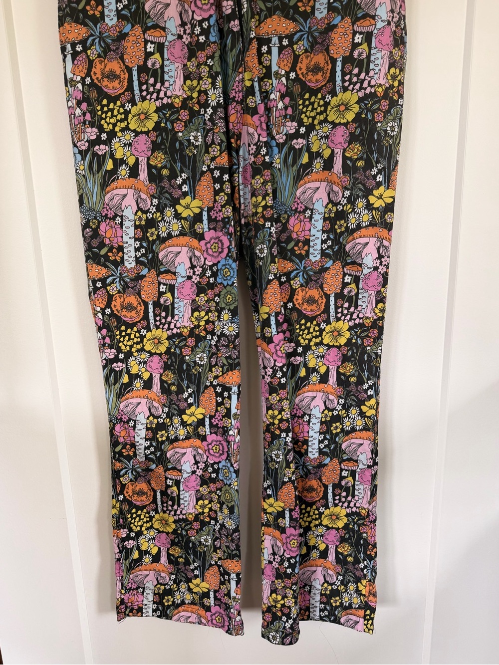 Nooworks Black Floral & Mushroom Print Jumpsuit - Picture 3 of 7